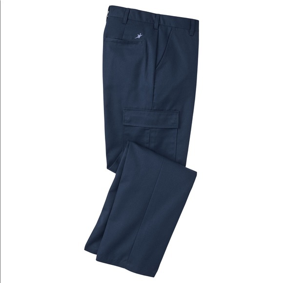 Aramark Mens Uniform Work Navy Blue Cargo Pants 40x32 New No Tags - Picture 4 of 4